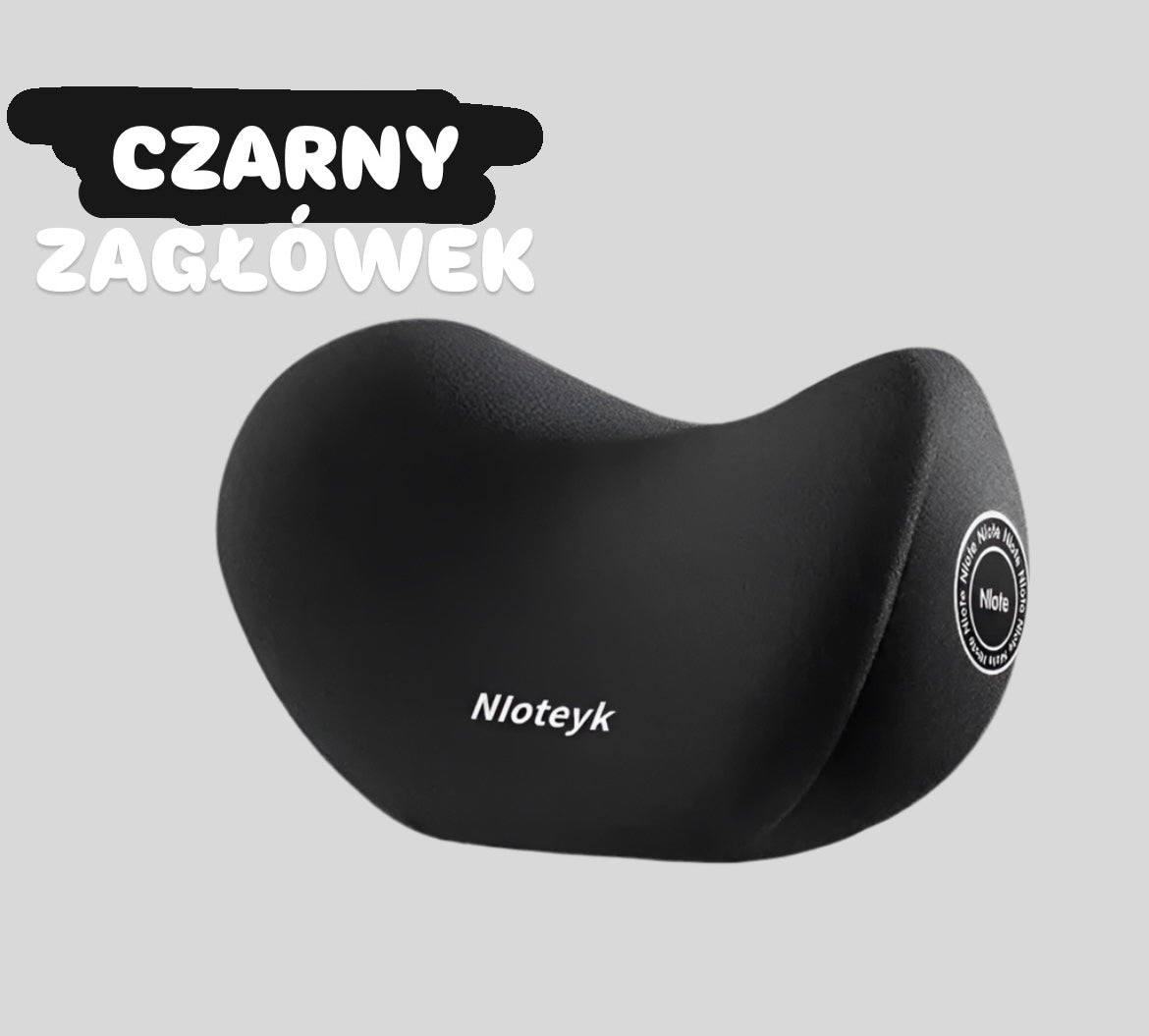 Ergonomiczna poduszka pod szyję (zagłówek) z pianki memory - 3 w 1 do auta, biura i domu