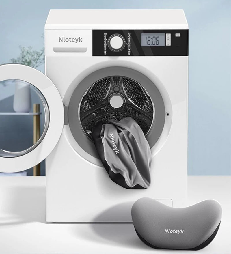 Ergonomiczna poduszka pod szyję (zagłówek) z pianki memory - 3 w 1 do auta, biura i domu