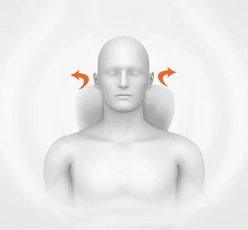 Ergonomiczna poduszka lędźwiowa pod plecy z pianki memory - 3 w 1 do auta, biura i domu