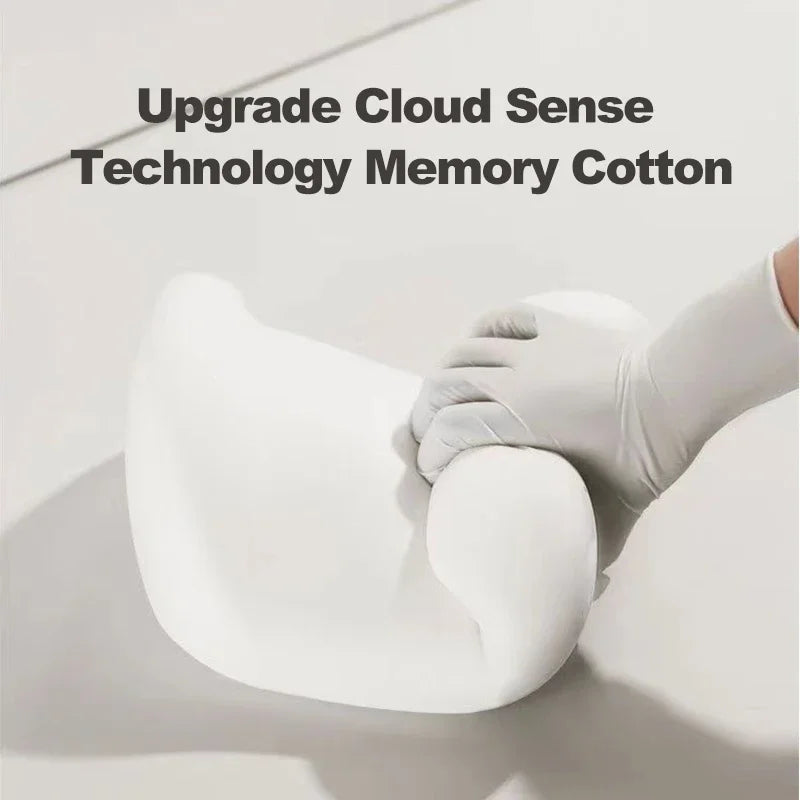 Ergonomiczna poduszka lędźwiowa z pianki memory 3 w 1 - do auta, biura i domu - Szary zestaw