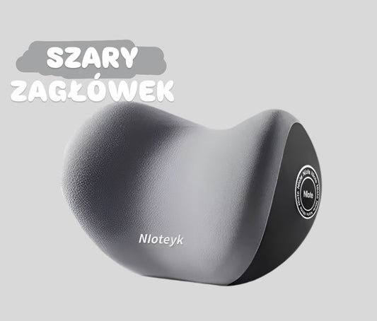 Ergonomiczna poduszka pod szyję (zagłówek) z pianki memory - 3 w 1 do auta, biura i domu