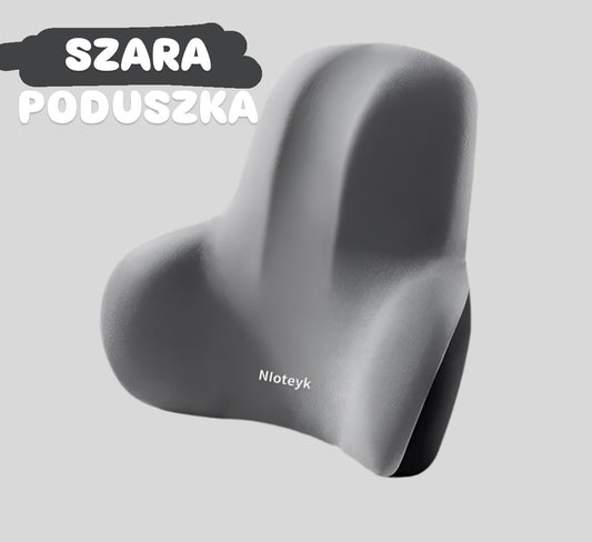 Ergonomiczna poduszka lędźwiowa pod plecy z pianki memory - 3 w 1 do auta, biura i domu
