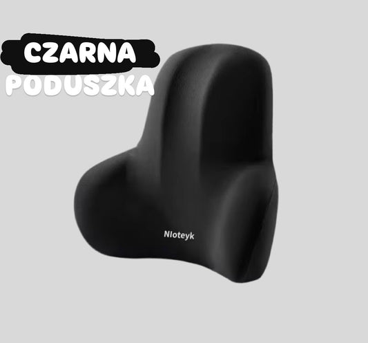 Ergonomiczna poduszka lędźwiowa pod plecy z pianki memory - 3 w 1 do auta, biura i domu